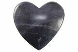 2" Polished Morado (Purple) Opal Hearts - Photo 2